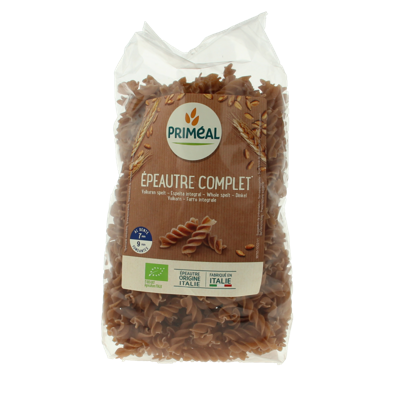 Spelt fusilli spiralen volkoren bio 500 Gram