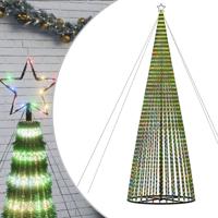 LED-kerstboom 1544 LEDs kleurrijk 500 cm - thumbnail