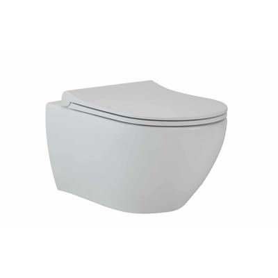 GO by Van Marcke wandtoilet - 53x36x35cm - met softclose & quickrelease zitting - porselein mat wit