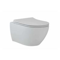 GO by Van Marcke wandtoilet - 53x36x35cm - met softclose & quickrelease zitting - porselein mat wit - thumbnail