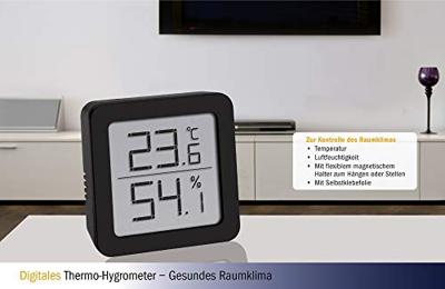 TFA Dostmann Thermo- en hygrometer Zwart