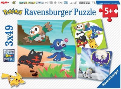 Ravensburger puzzel Pokemon 3x49pc