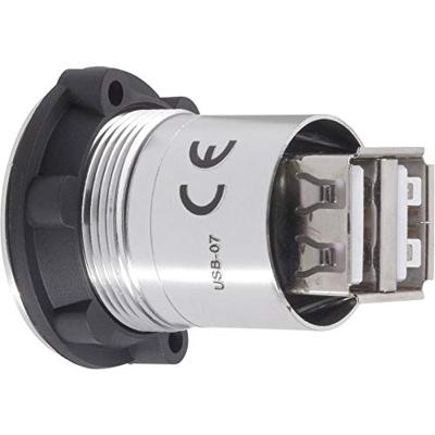 USB 2.0 verlengkabel, 2 x USB-aansluiting, type A naar 2 x USB-aansluiting, type A TRU Components USB-07 1229316, 1 stuk