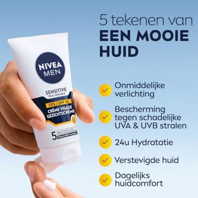 Nivea Men Sensitive Gezichtscrème SPF15