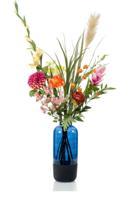 Zijdebloem boeket mix rood/oranje/roze kunstplant excl. vaas Driesprong Collection - Driesprong collection - thumbnail