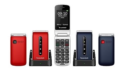 Mobiele Telefoon Sunstech CELT18BL Blauw 2,4" Mobiele Telefoon Sunstech CELT18BL Blauw 2,4"