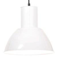 VidaXL Hanglamp rond 25 w e27 28,5 cm wit - thumbnail