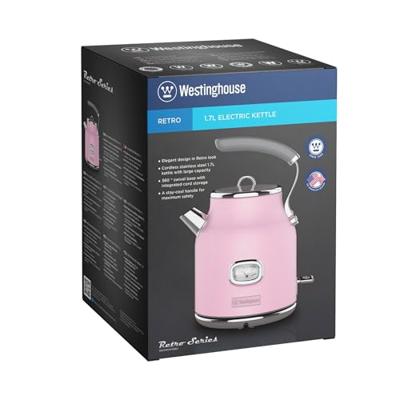 Retro Serie - Electric Kettle - 2200W - 1,7L - Pink Retro Serie - Electric Kettle - 2200W - 1,7L - Pink