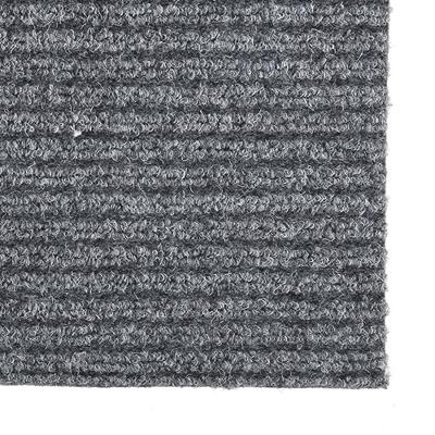 VidaXL Droogloopmat 100x200 cm grijs - thumbnail