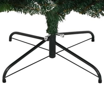 VidaXL Kunstkerstboom met scharnieren en rode bessen 240 cm