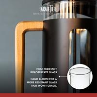 La Cafetière Cafetiere Pisa RVS / Zwart - 1 liter / 7 kops - thumbnail