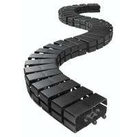 BACHMANN kabelslang Cube zwart RAL 9005 - thumbnail