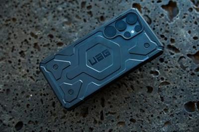 Urban Armor Gear Pathfinder Outdoor telefoonhoes Samsung Galaxy S25 Ultra Zwart Inductieve lading, Stootbestendig - thumbnail