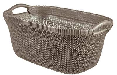 Curver Knit wasmand 40ltr bruin - thumbnail