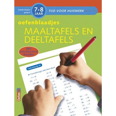 Deltas Oefenblaadjes maaltafels en deeltafels (7-8 Deltas Oefenblaadjes maaltafels en deeltafels (7-8