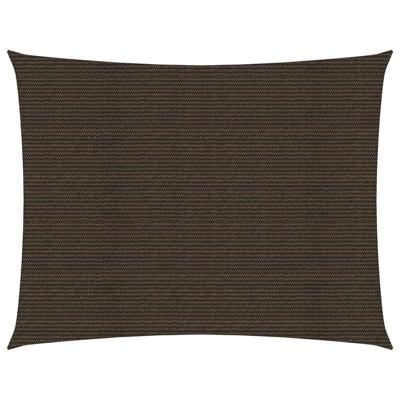 VidaXL Zonnezeil 160 g/m² 2,5x4,5 m hdpe bruin