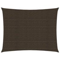 VidaXL Zonnezeil 160 g/m² 2,5x4,5 m hdpe bruin - thumbnail