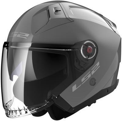 LS2 jethelm "of603 infinity ii solid" helmet infinity ii gray gr. s