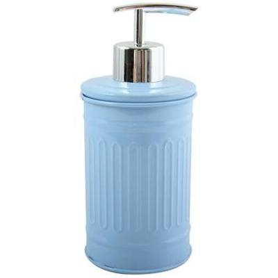 MSV Zeeppompje|dispenser - Industrial - metaal - pastel blauw - 17 cm