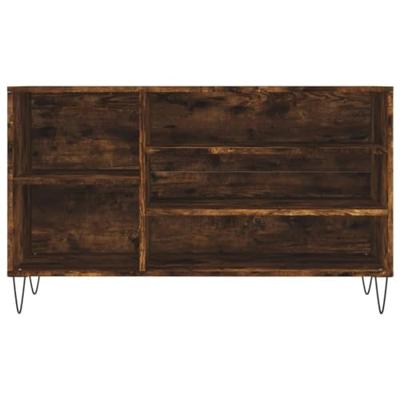 VidaXL Schoenenkast 102x36x60 cm bewerkt hout gerookt eikenkleurig