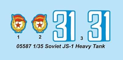 Trumpeter 1/35 Soviet JS-1 Heavy Tank