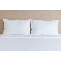 Kussensloop Hosteline IRIS Wit Bed van 135 144 Draden - thumbnail