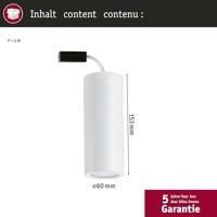 Paulmann 93105 Barrel LED-opbouwlamp LED 6 W Wit (mat) - thumbnail