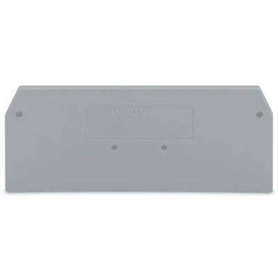 WAGO 279-308 Afsluit- en scheidingsplaat Grijs 100 stuk(s)