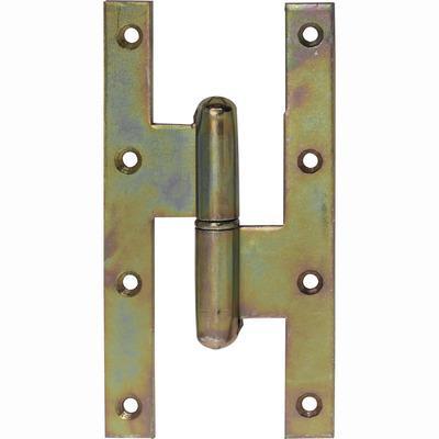 Paumelle DIN LS 160X80mm YGB