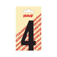 Plakcijfer Nobel 90 mm zwart 4 Pickup - Pickup - thumbnail