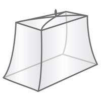 TravelSafe klamboe Cube 1-persoons polyester/mesh wit - thumbnail
