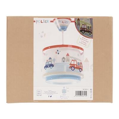 Dalber Kinderkamer hanglampPolice rood met blauw - 60612