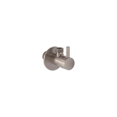 Hoekstopkraan MAY G1/2" x G3/8" Geborsteld Nickel PVD Hoekstopkraan MAY G1/2" x G3/8" Geborsteld Nickel PVD