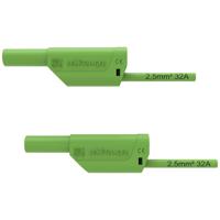 Schützinger Veiligheidsmeetsnoer 150 cm Groen 1 stuk(s) - thumbnail