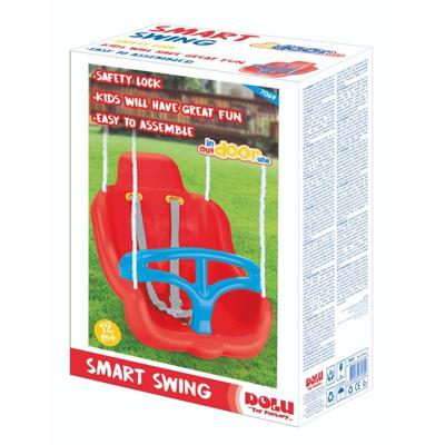 Dolu schommelstoel rood/blauw