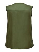 ONLY CARMAKOMA top CARMUMI met kant donkergroen - thumbnail