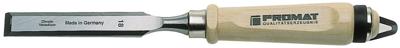 Promat/Tecwerk Steekbeitel | snedebreedte 14 mm met klem | heft van wit beukenhout Ulm vorm | chroom-vanadiumstaal - 4000815174