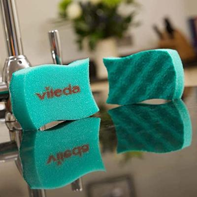 Vileda Pur Active 116509 spons Rechthoekig Groen 2 stuk(s) - thumbnail