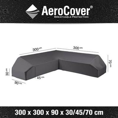 Platinum AeroCover | Loungesethoes 300 x 300 x 90 x 30-45-70(h) Platinum AeroCover | Loungesethoes 300 x 300 x 90 x 30-45-70(h)