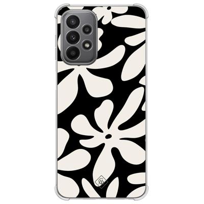 Samsung Galaxy A23 shockproof hoesje - Noir bloom Samsung Galaxy A23 shockproof hoesje - Noir bloom