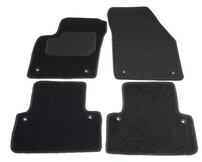Automatten op maat - zwart stof - Volvo S40 van 2004-2012