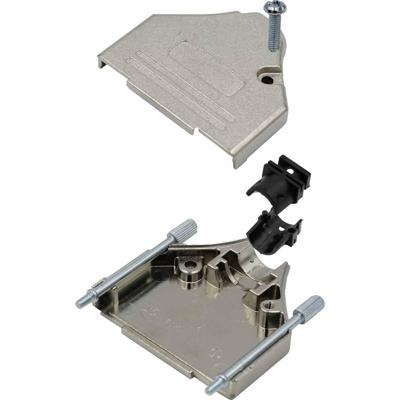 MH Connectors DTZK15-RA-K D-sub behuizing Aantal polen: 15 Zinkspuitgiet, vernikkeld 180 ° Silver 1 stuk(s)