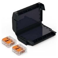 CellPack 407863 EASY-PROTECT/323 Gelbox voor verbindingsklemmen Flexibel: 0.2-4 mm² Massief: 0.2-4 mm² 1 stuk(s) Zwart
