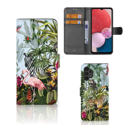 Telefoonhoesje | Met pasjeshouder | voor Samsung Galaxy A13 (4G) Jungle