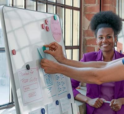 Magneet nobo 24mm zwart 10 stuks