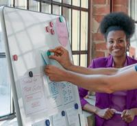 Nobo magneten, voor whiteboard, 38 mm, zwart, pak van 10 stuks - thumbnail