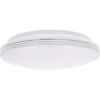 LED Plafondlamp rond 35 cm met ringen - Universeel - Spatwaterdicht - Warm wit licht - thumbnail
