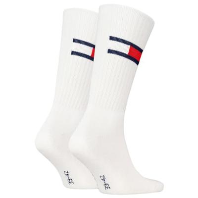 Tommy Hilfiger 2-pack - Sport Sokken - Elastisch katoenen witte heren sokken - 46 - 46 - 46 - 46 - 46 - 46 - 46 - 46 - 46 - 46 - 46 - 46