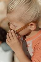 Little Dutch kinderzonnebril wayfarer almond - thumbnail