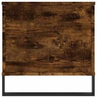 Salontafel 90x44,5x45 cm bewerkt hout gerookt eikenkleurig - thumbnail